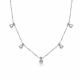 Серебряное колье АЛЬКОР 06-4945/00КЦ-00 с фианитом