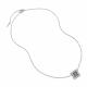 Серебряное колье АЛЬКОР 06-4955/00КЦ-17 с фианитом