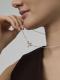 Серебряное колье АЛЬКОР 06-4958/00КЦ-00 с фианитом