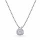 Серебряное колье АЛЬКОР 06-5029/00ГХ-00 с фианитом и горным хрусталём