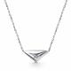 Серебряное колье АЛЬКОР 06-5049/000Б-00 с бриллиантом