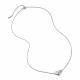 Серебряное колье АЛЬКОР 06-5049/000Б-00 с бриллиантом