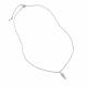 Серебряное колье АЛЬКОР 06-5095/00КЦ-00 с фианитом