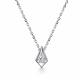 Серебряное колье АЛЬКОР 06-5097/00КЦ-00 с фианитом