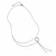 Серебряное колье АЛЬКОР 06-5181/00КЦ-00 с фианитом