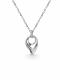 Серебряное колье АЛЬКОР 06-5533/00КЦ-00 с фианитом
