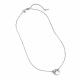 Серебряное колье АЛЬКОР с золотой накладкой и бриллиантом 06-5734/000Б-00