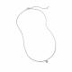 Серебряное колье АЛЬКОР 06-5742/000Б-00 с бриллиантом