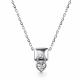 Серебряное колье АЛЬКОР 06-5801/000Б-00 с бриллиантом
