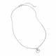 Серебряное колье АЛЬКОР с золотой накладкой и бриллиантом 06-5819/000Б-00