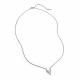 Серебряное колье АЛЬКОР 06-5870/000Б-00 с бриллиантом