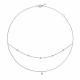 Серебряное колье АЛЬКОР 06-5950/00СВ-00 с фианитом