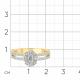 Кольцо из лимонного золота Мастер Бриллиант 06M1-309215-00-00 с бриллиантом
