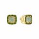 Серьги из лимонного золота Мастер Бриллиант 06M2-302222-00-56 с аквамарином и хромдиопсидом