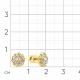 Серьги из лимонного золота Мастер Бриллиант 06M2-302281-00-70 с бриллиантом