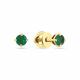 Серьги из лимонного золота Мастер Бриллиант 06M2-304315-00-01 с изумрудом