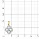 Подвеска из лимонного золота Мастер Бриллиант 06M3-330062-00-00 с бриллиантом
