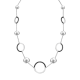 Серебряное колье Platina 07-0257-00-403-0200 с фианитом