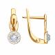 Золотые серьги TALANT 10-02-0001-40903 с цирконием