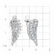 Серебряные серьги TALANT 10-72-0001-15634 с фианитом