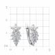 Серебряные серьги TALANT 10-72-0001-15836 с фианитом