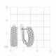 Серебряные серьги TALANT 10-72-0001-17370 с фианитом