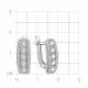 Серебряные серьги TALANT 10-72-0001-17371 с фианитом