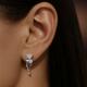 Серебряные серьги TALANT 10-72-0001-17675 с фианитом