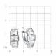 Серебряные серьги TALANT 10-72-0001-27990 с фианитом