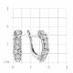 Серебряные серьги TALANT 10-72-0001-29629 с фианитом