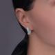 Серебряные серьги TALANT 10-72-000Ч-15627 с кварцем