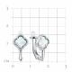 Серебряные серьги TALANT 10-72-0070-15279 с перламутром