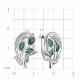 Серебряные серьги TALANT 10-79-0001-17203 с фианитом