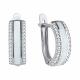 Серебряные серьги TALANT 10-79-0001-17625 с фианитом и эмалью
