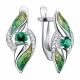 Серебряные серьги TALANT 10-79-0003-17200 с фианитом и эмалью