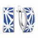 Серебряные серьги TALANT 10-7B-0000-17240 с эмалью