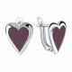 Серебряные серьги TALANT 10-7B-0000-17252 с эмалью