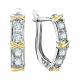 Серебряные серьги TALANT 10-7М-0001-10921 с фианитом