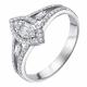 Кольцо из белого золота DOLCE DIAMOND 10016012 с бриллиантом