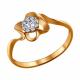 Золотое кольцо SOKOLOV 1010770 с бриллиантом