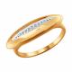 Золотое кольцо SOKOLOV 1011429 с бриллиантом