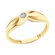 Золотое кольцо Александра 1012145ск с бриллиантом