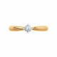 Золотое помолвочное кольцо SOKOLOV с бриллиантом 1012167