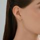 Золотые серьги SOKOLOV 1022405 с бриллиантом