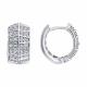 Серьги из белого золота SOKOLOV 1022625-3 с бриллиантом
