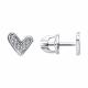 Серьги из белого золота SOKOLOV 1022692-3 с бриллиантом