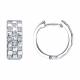 Серьги из белого золота SOKOLOV 1022701-3 с бриллиантом