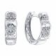 Серьги из белого золота SOKOLOV 1022704-3 с бриллиантом