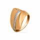 Золотое кольцо Sanis 108-1110190 с фианитом