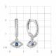 Серебряные серьги TALANT 11-72-0004-15682 с фианитом